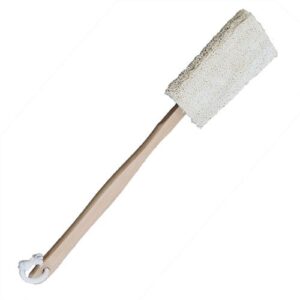 Brosse à luffa à long manche