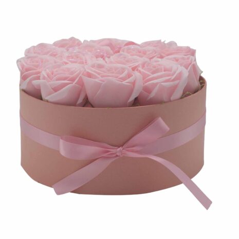 14 Pink Soap Roses-4