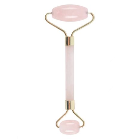 Gemstone Face Roller-Rose Quartz