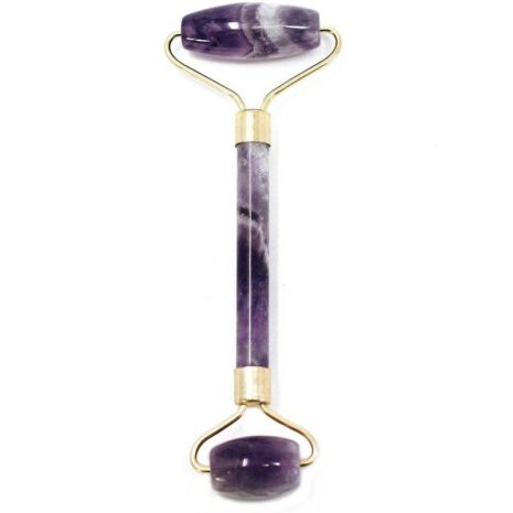 Gemstone Face Roller-Amethyst