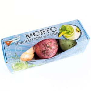 Juego de tres bombas de baño de mojito