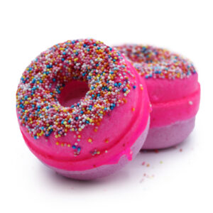 Raspberry Donut Bath Bombs