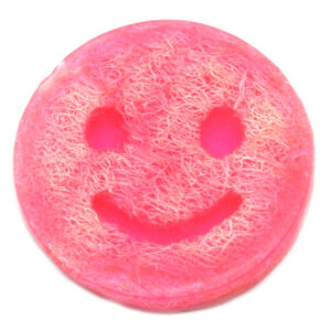 Happy Face Bubblegum Scrub Soap