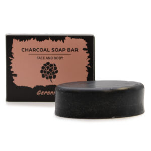 Charcoal Soap Bar With Geranium