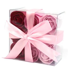 9 Pink Roses Soap Flower