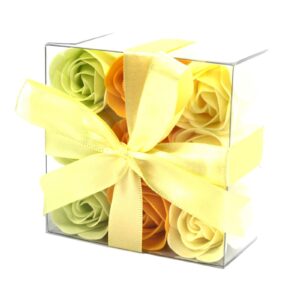 9 Yellow Roses Soap Flower