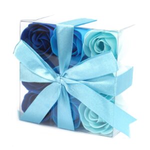 9 Blue Roses Soap Flower