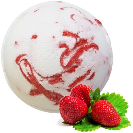 Coconut Strawberry Fruit Bath Bombs