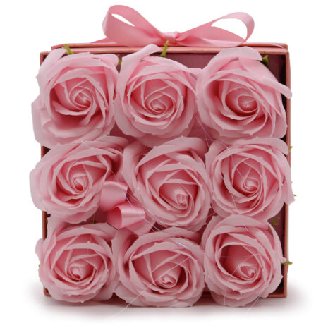 9 Pink Soap Roses