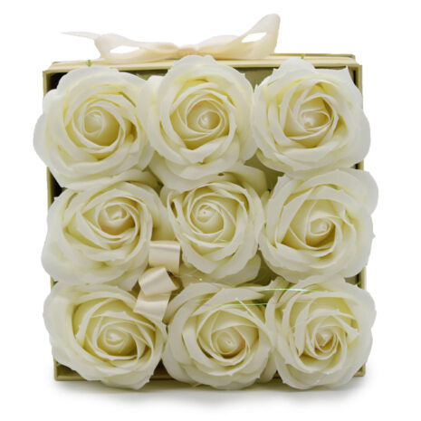 White Soap Roses For Women & Men