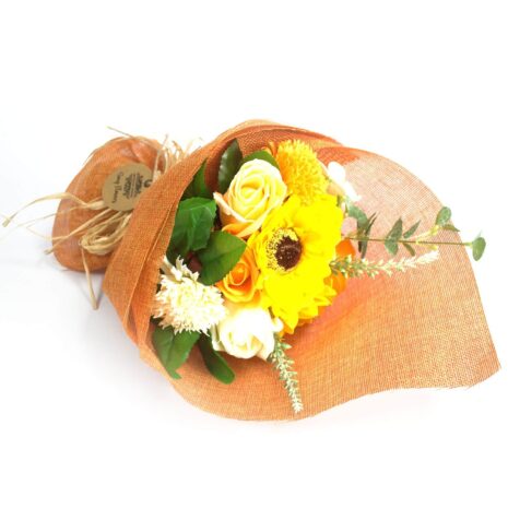 Orange Soap Flower Bouquet-2