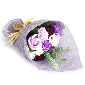 Purple Soap Flower Bouquet-2