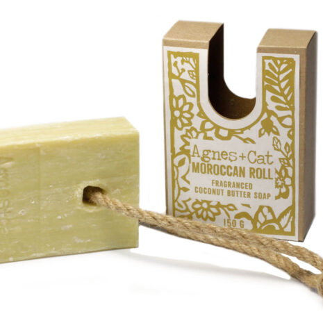 moroccan vegan soap on a rope-3