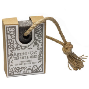 Sea Salt & Moss Vegan Soap On A Rope